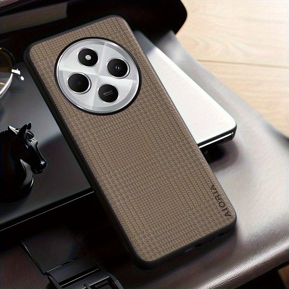 Houndstooth Pattern Slim Thin Cover for Redmi 15 15C 14C 13C 12C 4G 5G Anti-drop Protective Case