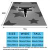 1PC Tokio Hotel Patterned Flannel Blanket Suitable For All Seasons For Home Decor Warmth And Comfort Gifts Holiday Present