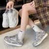 Sneakers Casual Women Designer  Running Shoes Genuine Leather  Breathable Height Increased Platform Shoe