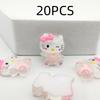 20PCS Transparent Cartoon Melody Resin Accessories DIY Hair Clips Hair Accessories Phone Case Cream Glue Materials
