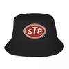 STP Motor Oil Vintage Classic Bucket Hat Panama For Kids Bob Hats Reversible FisherUnisex Hats Summer Beach Fishing Unisex Cap