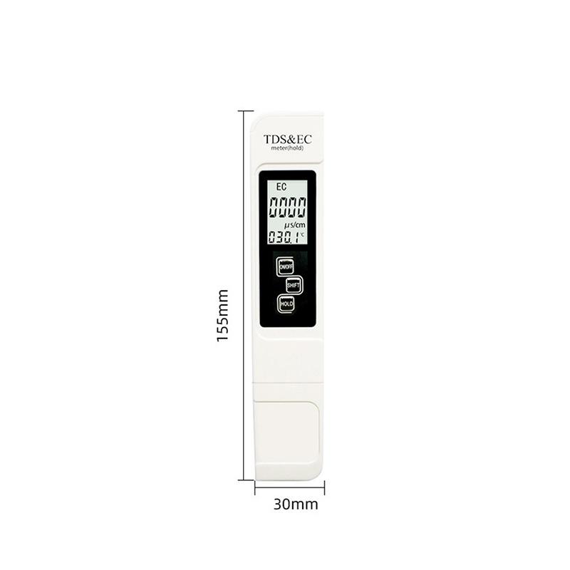 Portable Tds&Ec Meter Water Quality Display Temperature Test Pen For Household Use