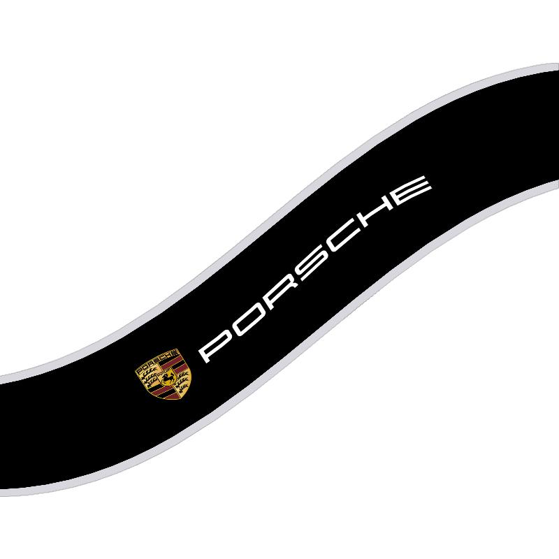 1Pcs Car Front Windshield Emblem Stickers Front and Rear Decorative For Porsche Cayenne Panamera Macan Boxster 911 Carrera-GT 944 918 917