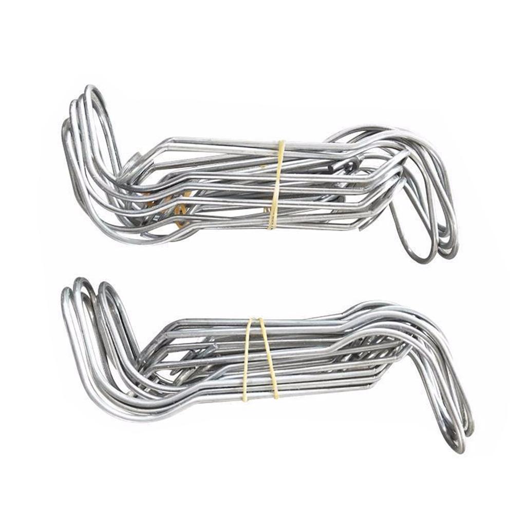 10pcs, Garden Climbing Vine Covered Plastic Steel Pipe Fittings Fixed Buckle Support Pillar Connection Buckle Spring Buckle Home Planting Wire Buckle