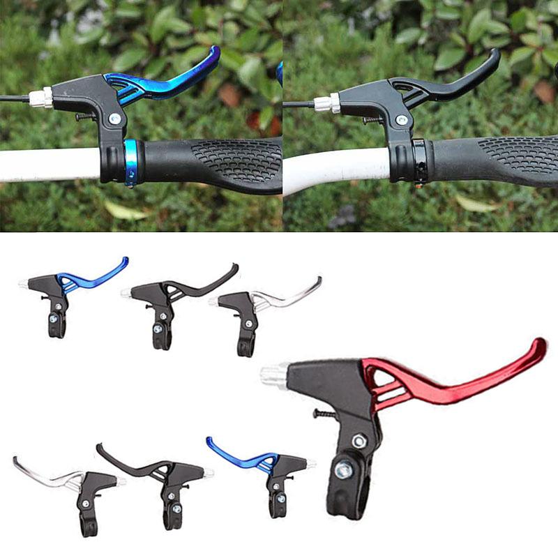 1Pair MTB Brake Levers Ultra Light Aluminum Alloy Cantilever Mountain Bike Bicycle Mechanical Horseshoe V Brake Arms Handle