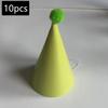 Colorful Kids Party Hats Macaron Cone Style Perfect for Birthday Celebrations