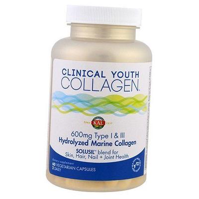 Гидролизованный Морской Коллаген, Clinical Youth Collagen, 60вегкапс (68424001)