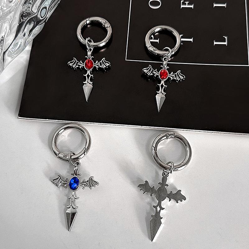 Съемные металлические крылья дьявола крест ботинки Мартин пряжки украшения подвеска ботинки Мартин аксессуары для обуви украшения для вечеринки Y2K