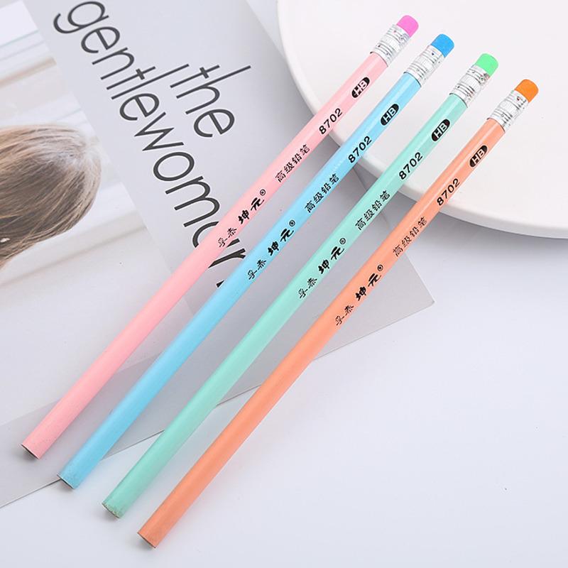 3 Piece HB Color Stationery School Office Supplies Gift Prize Kawaii Pencil