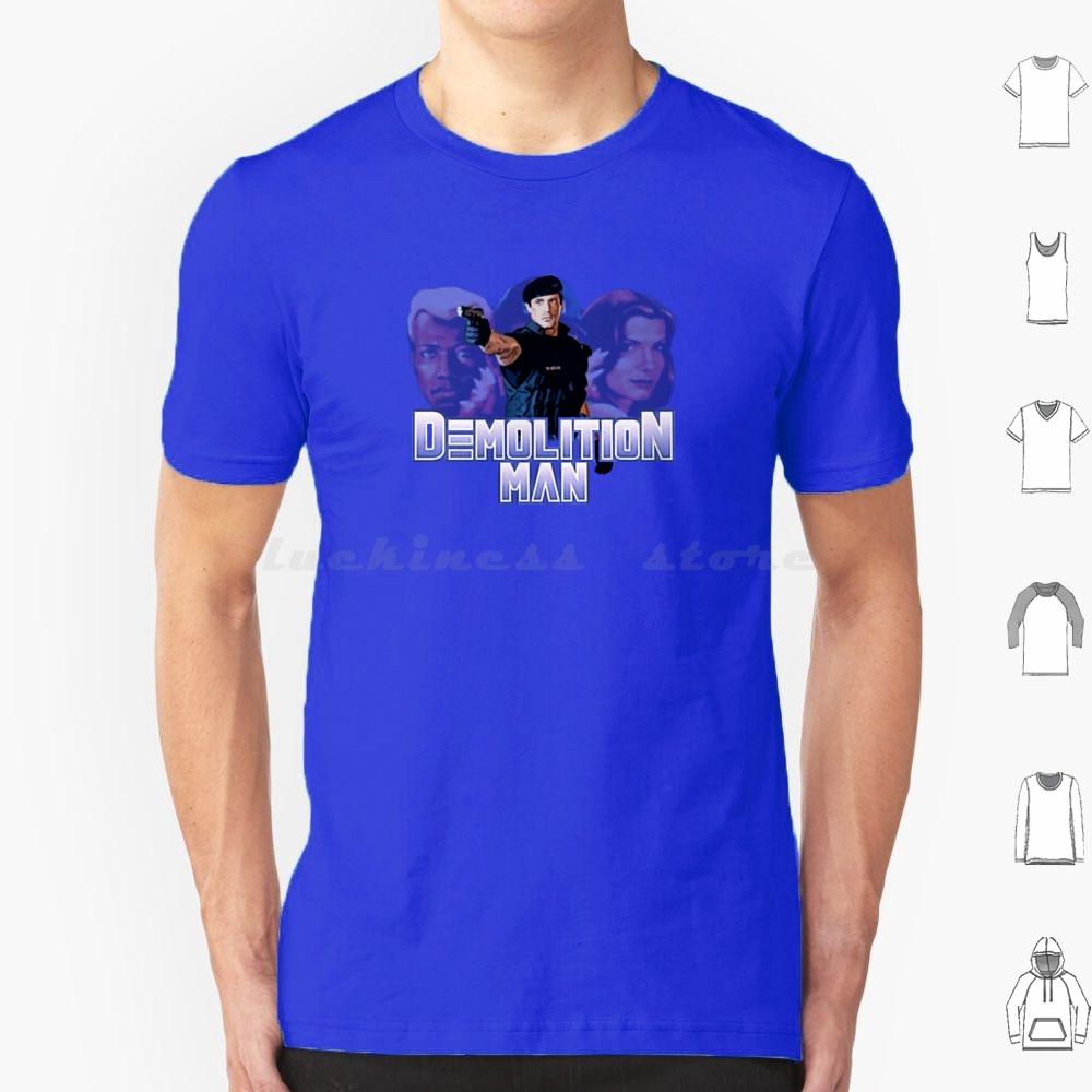 Футболка Demolition Man 6XL Хлопок Крутая Футболка Ракушка Demolition Man Эпичное Рукопожатие Сандра Баллок Уэсли Снайпс Фильмы 80-е 90-е