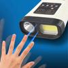 White Clip On Cap Light Double Light Source Rechargeable Headlamp LED Hat Light  Fishing Activities