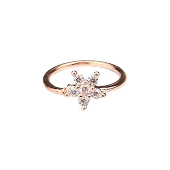 Изысканный пирсинг носа, универсальный медный креативный пирсинг хряща трагуса, кольцо для носа для женщин