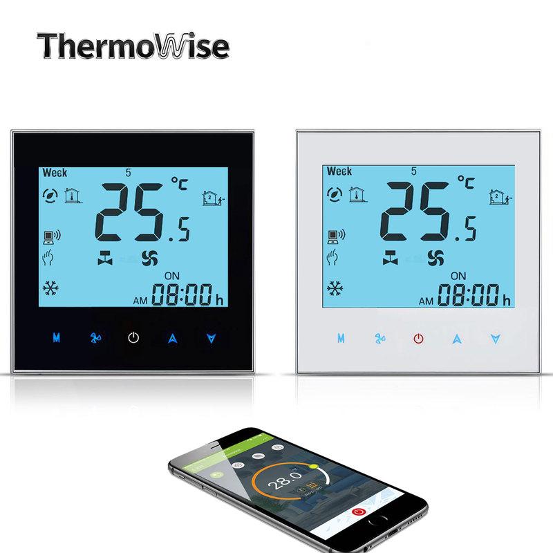 EC Fan 0-10V 2P/4P Valve RS85/WIFI Thermostat for Remote Adjustment Cool Heat Coil Newly Installed/Replacement Temperature Panel