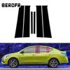 Стойки Столбики Окна Двери Накладки Наклейка на Столбик BC для Nissan Almera Sunny Versa 2010- Аксессуары Внешние Детали