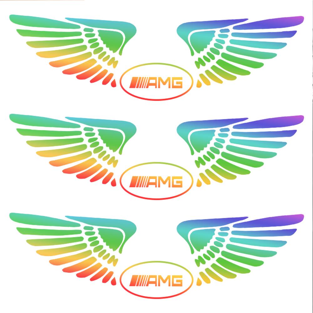 Reflective Laser Car Door Windshield Fender Decorative Sticker For Mercedes Benz AMG W203 W206 W220 W205 W211 W212 W201 W210