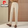 Pierre Cardin Мужские повседневные прямые брюки с высокой талией