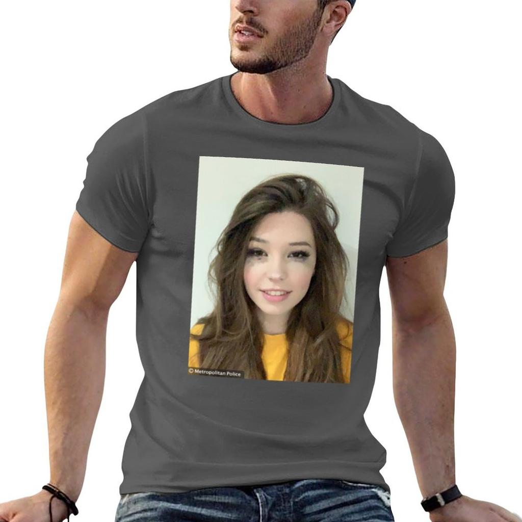Belle Delphine Mugshot Tshirt Sporty Casual Quick Dry Tshirt