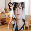Классический Kpop Пак Бо Гом Микрофибровая Плед Быстросохнущие Пляжные Полотенца Большого Размера Печать Супер Впитывающий Пляжный Полотенце-Плед