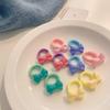 10pcs/set Little Girls Kawaii Elastic Hair Bands Cute Thumb Hair Twister Hair Tie Children High Elastic Cartoon Hair Accessories