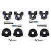 Bicycle Seat Pipe Clamp Conversion Sleeve Bicycle Seatpost Clamp for Carbon Saddle Rails 7x9/7x7mm