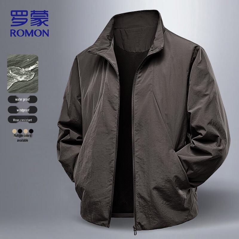 ROMON Men's Autumn Outdoor Casual Stand-Collar Jacket
