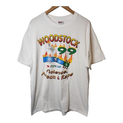 Винтажная футболка унисекс Woodstock 99 Griffiss Park Rome NY Band Music Festival