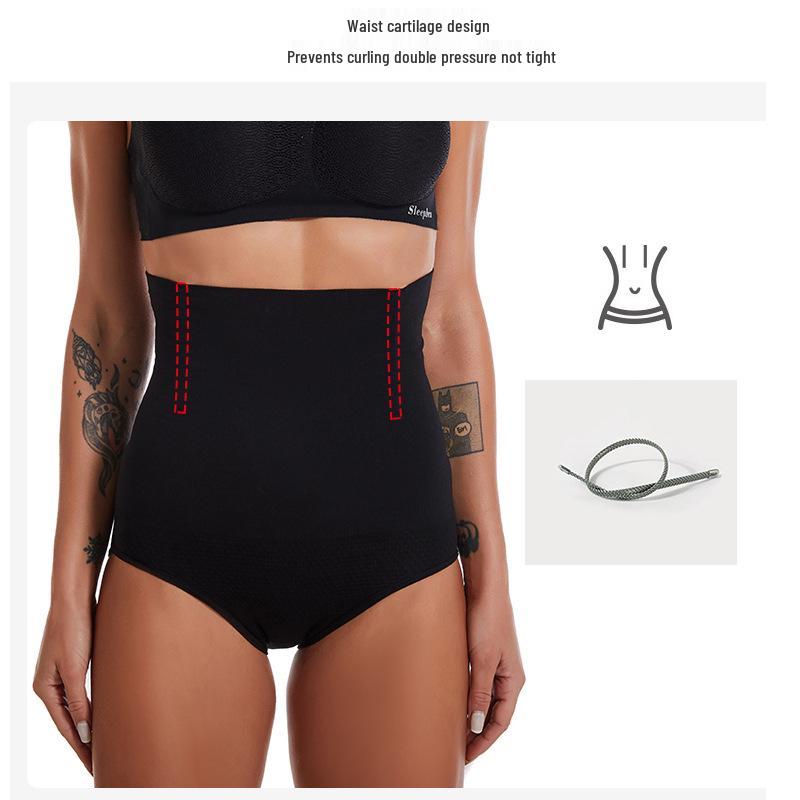 Женские бесшовные трусы с контролем живота - Большой размер, Высокая эластичность, Пояс-корсет, Подтяжка ягодиц, Корректирующее белье для формирования фигуры