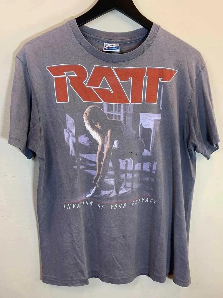 Винтажная футболка R.A.T.T. 1985 года, тур Invasion Of Your Privacy, футболка рок-группы, размеры S-5XL, унисекс