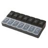 Pill Organizer with Letters Health Care Drop Resistance 7 Days Weekly Tablet Box Portable Classification Large Capacity