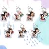 7 шт. Акриловый брелок BTS, Bangtan Boys Реальное фото + Мультяшная фигурка Двойной брелок со звездочкой, K-pop Фанаты ARMY Подвеска для сумки