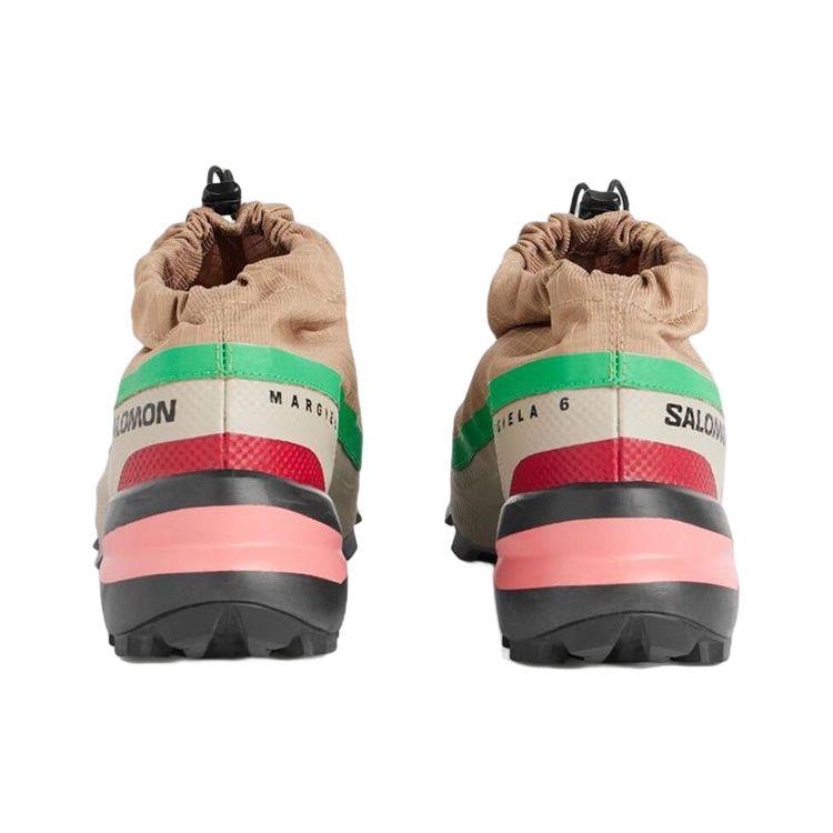 MM6 Maison Margiela x Salomon Cross Hike Kelp Женские кроссовки Зеленый Винтажный хаки Ярко-зеленый S66WS0082-P5133-H9428