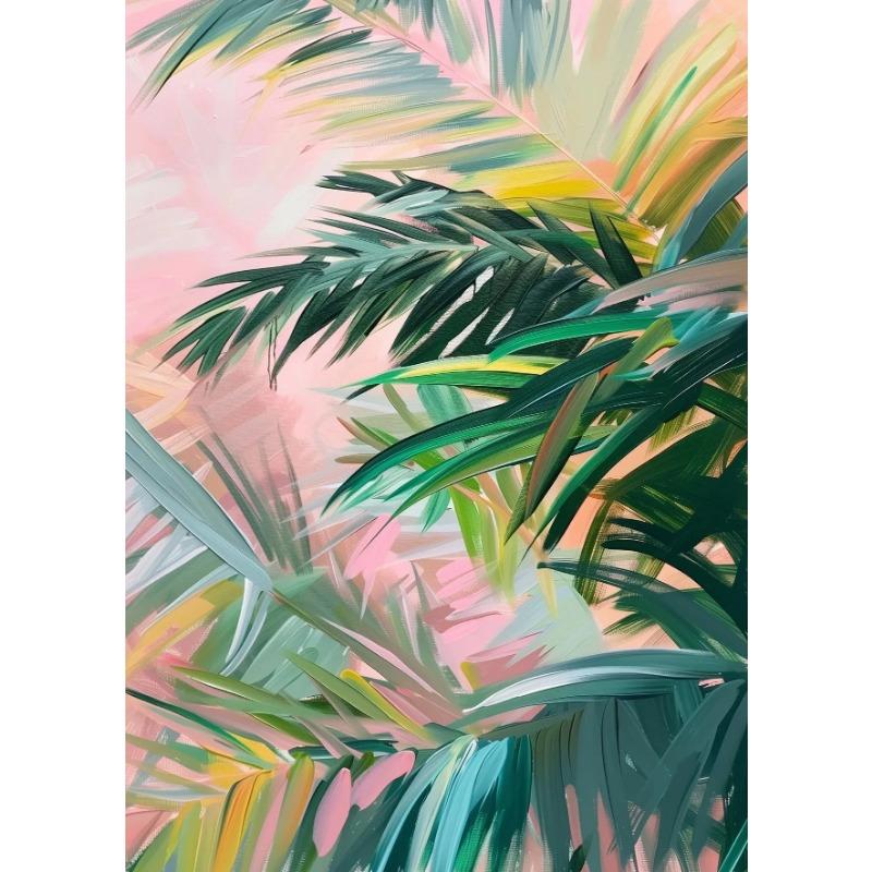 Розовая паста в форме сердца, вишня, игральная карта, цветок, абстрактное лицо, холст, минималистичный декор для стен для гостиной