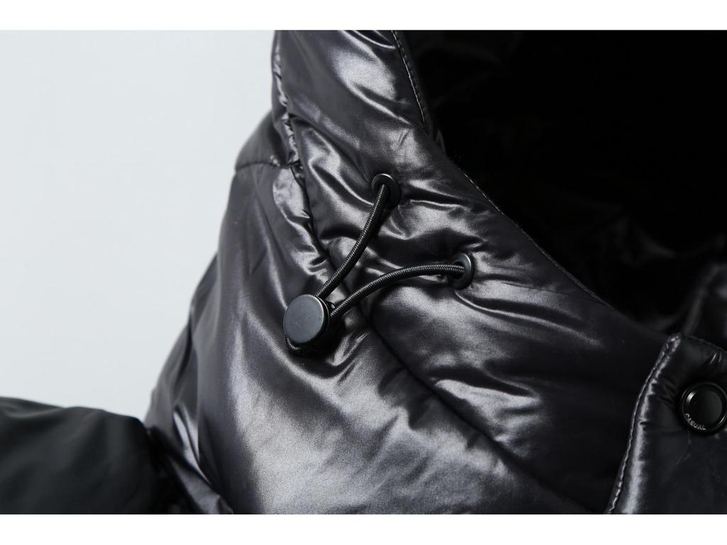 Мужская модная блестящая зимняя пуховая куртка