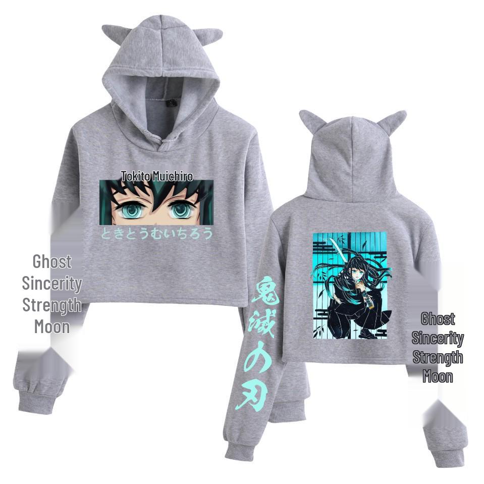 Demon Slayer Anime-Inspired Trendy Academy Style Casual Hoodie