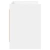 TV Stand 100 x 33 x 47 cm White Particleboard