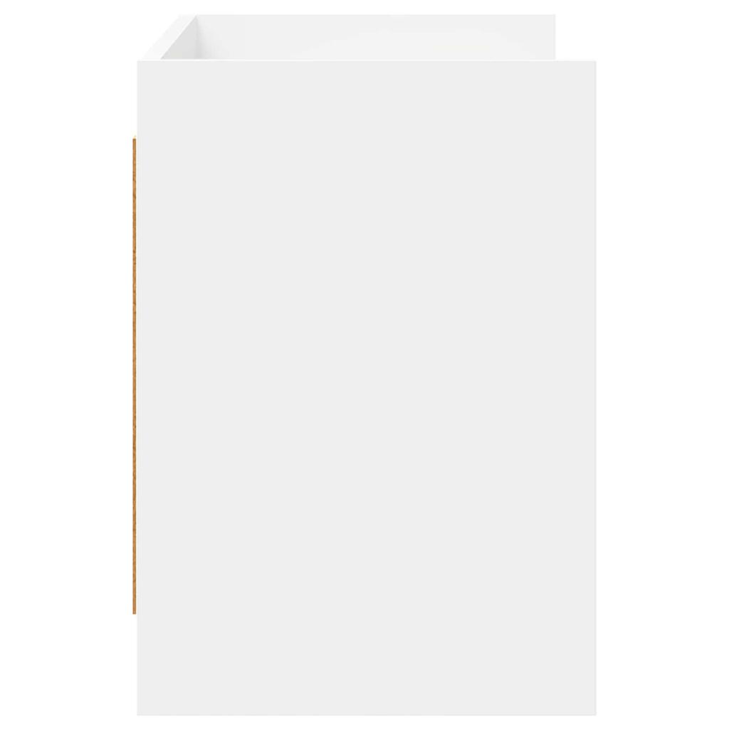 TV Stand 100 x 33 x 47 cm White Particleboard