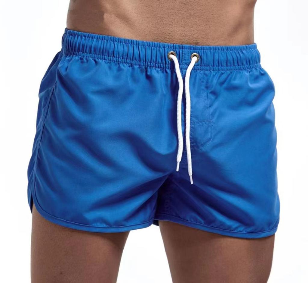 1 шт. сетчатые дышащие мужские модные спортивные шорты для фитнеса, быстросохнущие брюки для бега, летние пляжные брюки