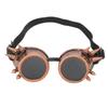 Промышленные Винтажные Очки Steampunk с Шипами Уникальные Велосипедные Очки Двухслойные Ветрозащитные Солнцезащитные Очки из АБС-пластика