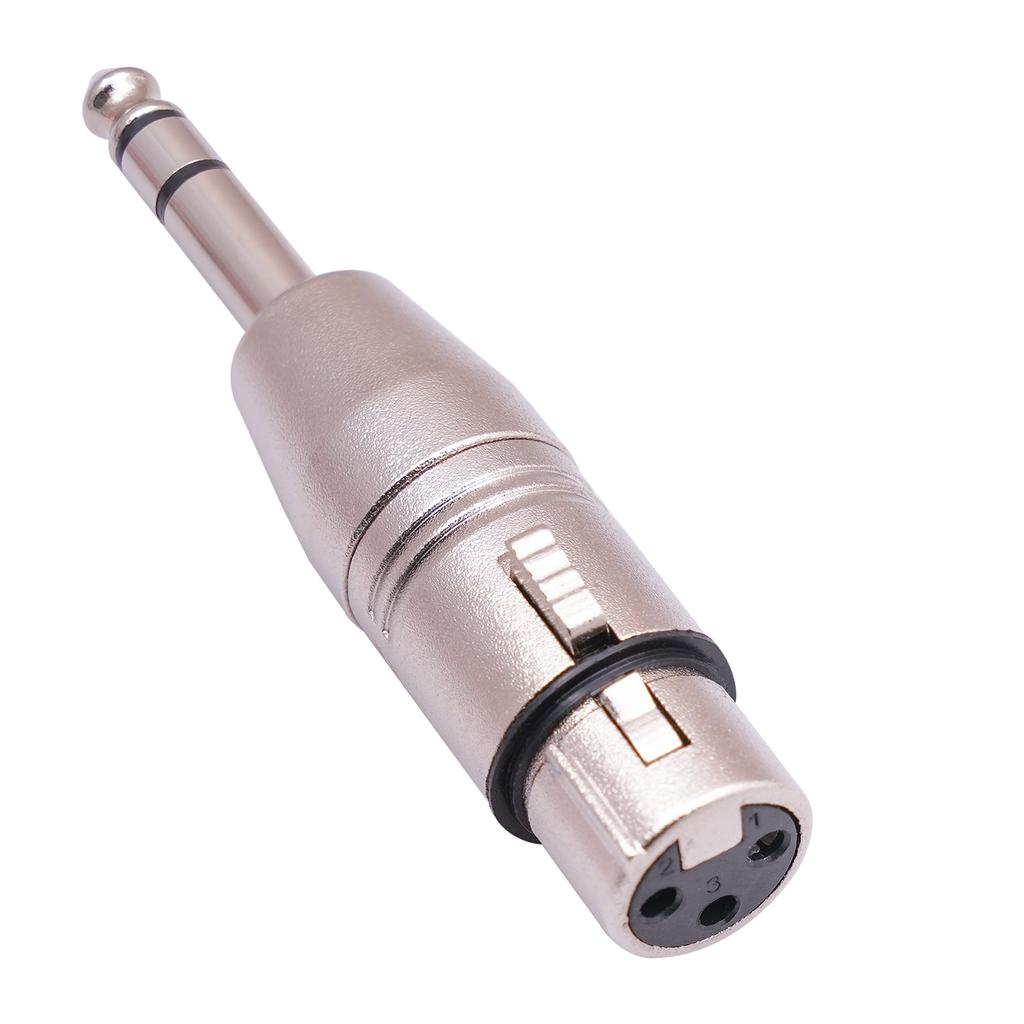 XLR Female 3Pin to 6.35mm 1/4 inch стерео мужской аудио адаптер, 6.35mm 1/4" to XLR стерео аудио адаптер для микрофона