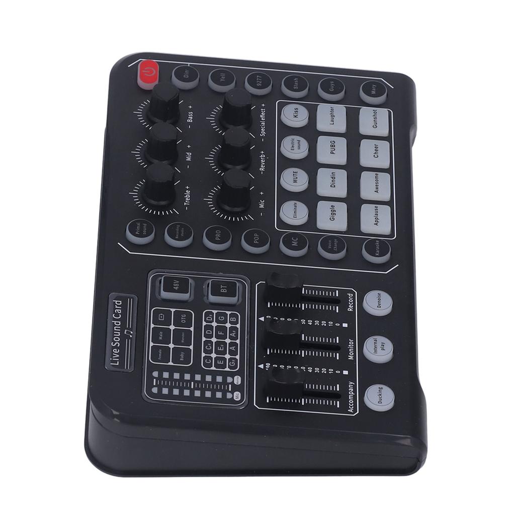 Живая звуковая карта DSP-чип Двухканальная беспроводная профессиональная многофункциональная звуковая карта