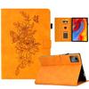 For Lenovo Xiaoxin Pad 12.1 (2025) Case Flower Butterfly Imprinted Card Slots Leather Cover
