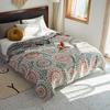 Bedspreads Quilted Summer Bohemian Style Cotton Gauze Throw Blankets On The Bedding Comforter Quilt For Sofa Cover 200*230cm