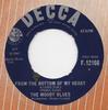 7inch Record MOODY BLUES - From The Bottom Of My Heart (I Love F12166 Decca 1965 UK Rock Used