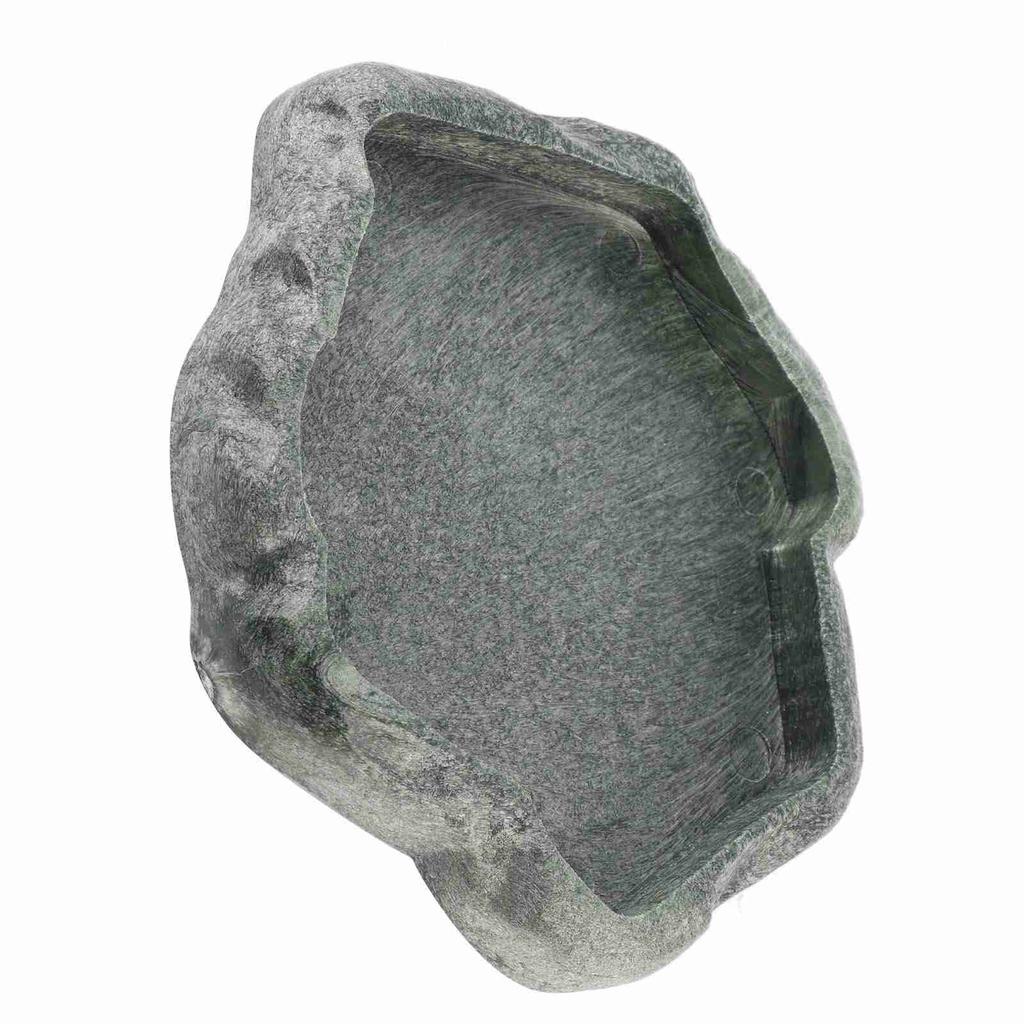 ABS Resin Durable Reptile Rock Food and Water Dish Feeder Bowl for Tortoise Lizard