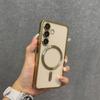 Для Magsafe Ремешок на запястье Мягкий чехол для Samsung Galaxy S24 S25 S26 Ultra S22 S21 Plus S23 FE Шнурок Пленка на объектив Магнитная крышка