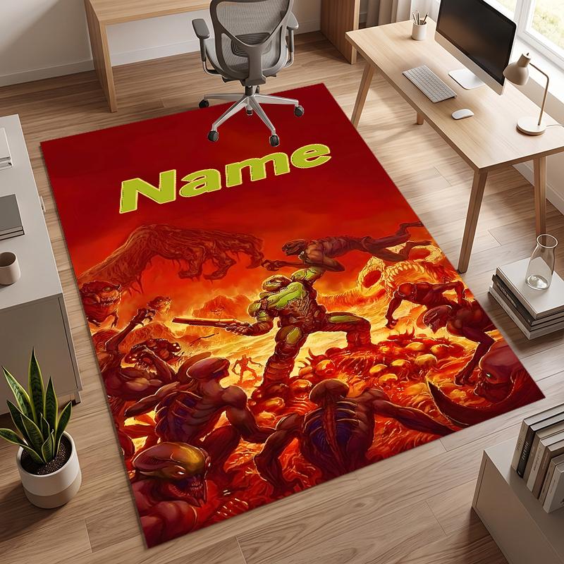 DOOM (1) Персонализированный коврик для офиса Стильный декор для гостиной, спальни, кухни