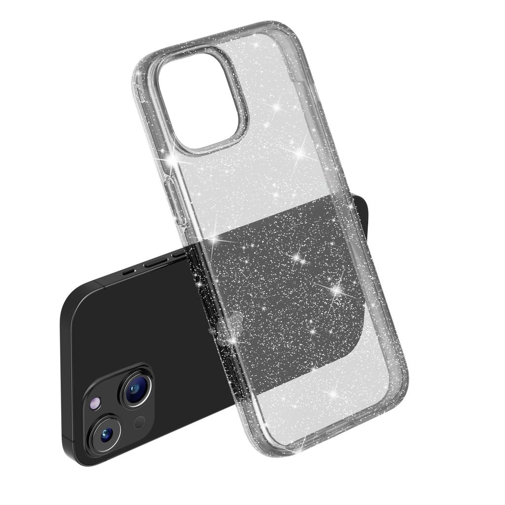 Подходит для iPhone 11 Чехол для мобильного телефона Terminator с блестками, продвинутое ощущение Apple 11 Прозрачный чехол с мелким мерцанием, утолщенный, противоударный