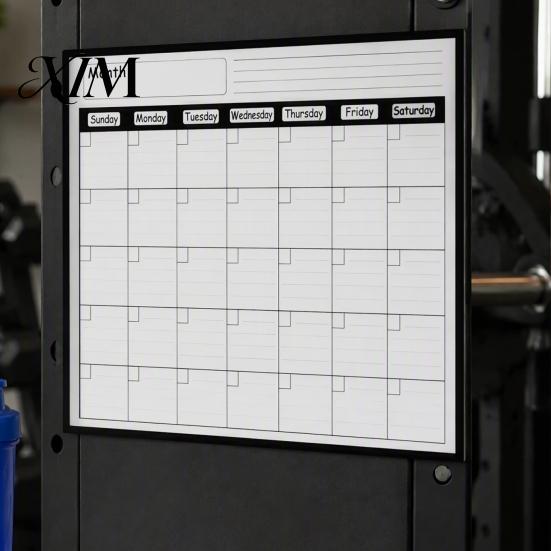 Wall Mounted Schedule for Office Dry Erase Magnetic Calendar Refrigerator, Reusable Monthly Planner Whiteboard Fridge Refrigerator Door, Planning