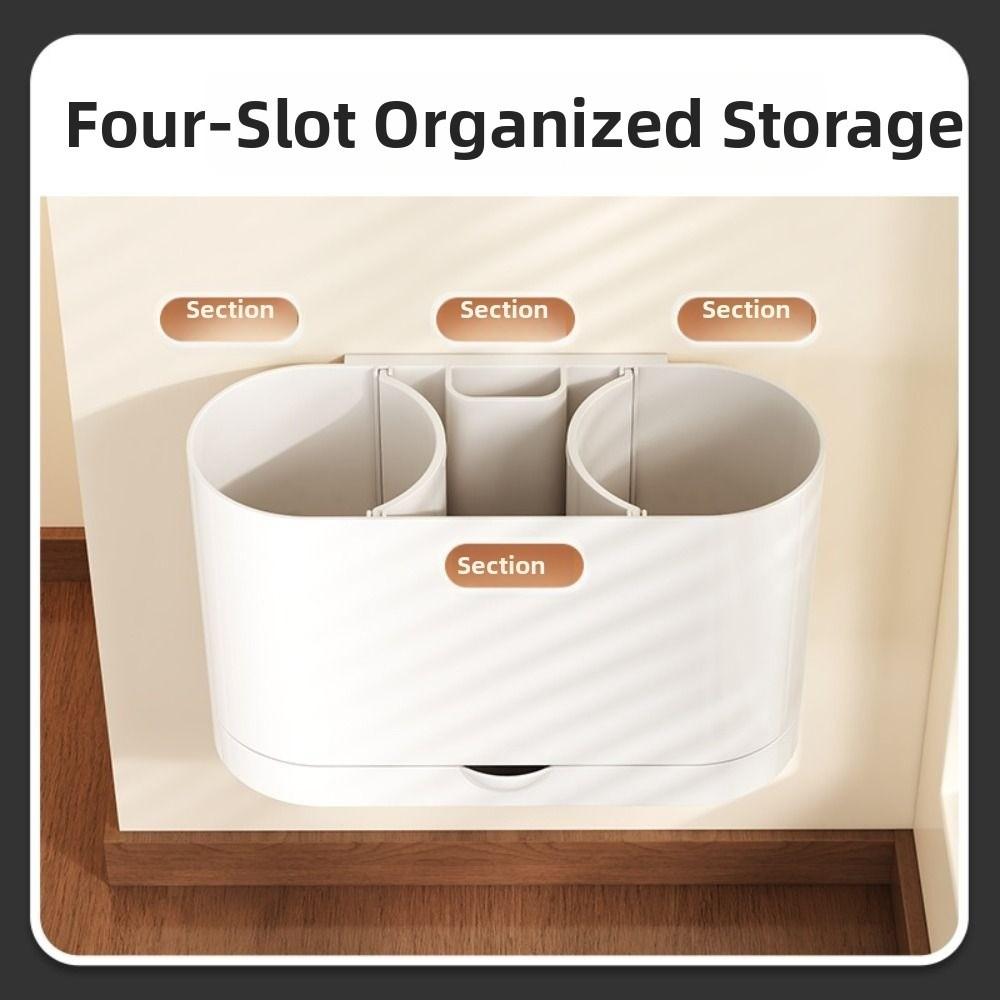 Drainage Hanging Chopsticks Cage with Water Tray Kitchen Utensil Holder Chopstick Drain Box