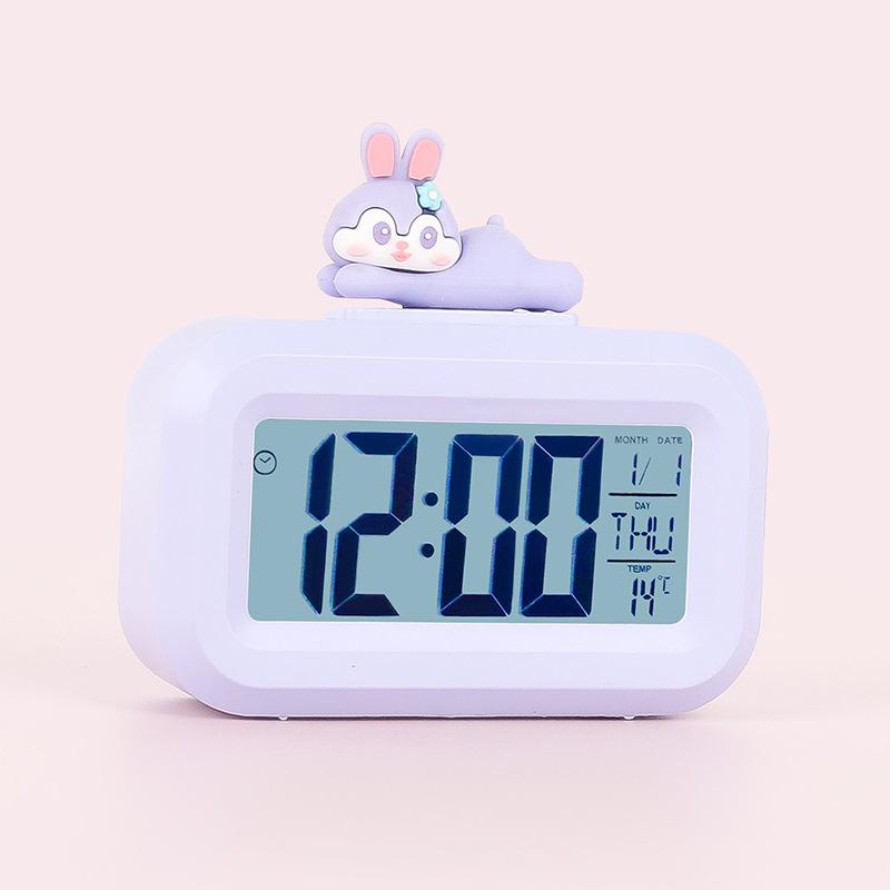 LED Digital Alarm Clock Electronic Screen Desktop Table Clocks For Home Office Backlight Snooze Calendar